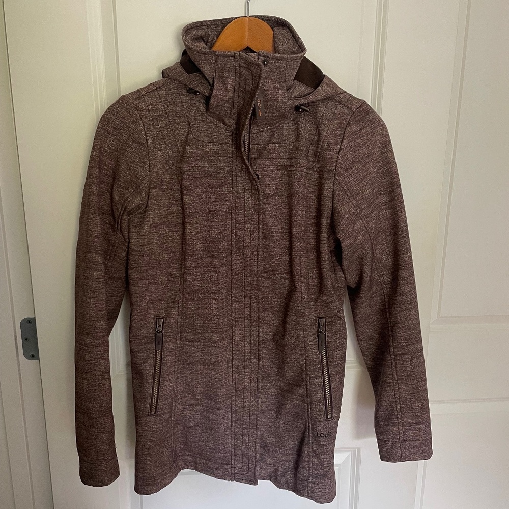 LOLE waterproof mid length jacket